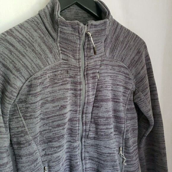 Avalanche Gray Full Zip Lightweight Athletic Jacket Zip Pockets Women's Size L - Picture 3 of 9